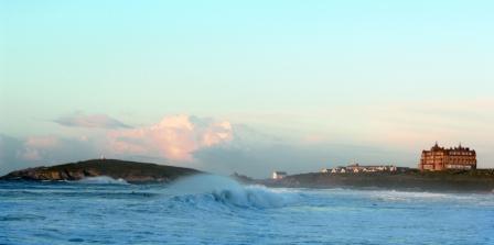 The Headland Hotel, overlooking Newquay’s Fistral Beach, is a surprise on many levels. 
