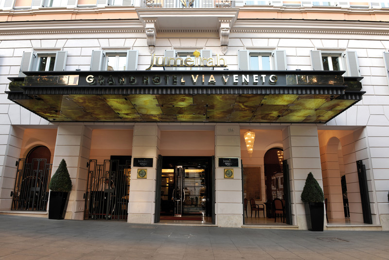 Jumeirah Grand Hotel Via Veneto The Entrance