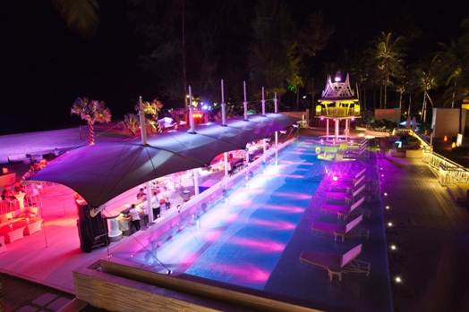 Phuket beach club scene