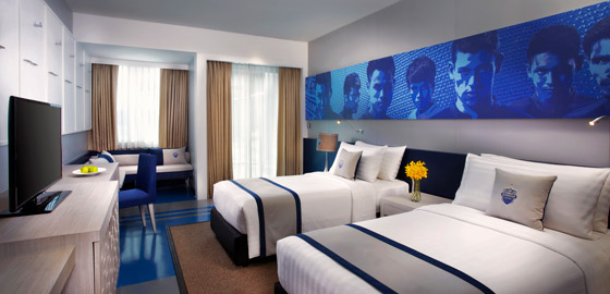 Football themed hotel opens in Thailand. Match winning design scores all the goals 1 Football themed hotel