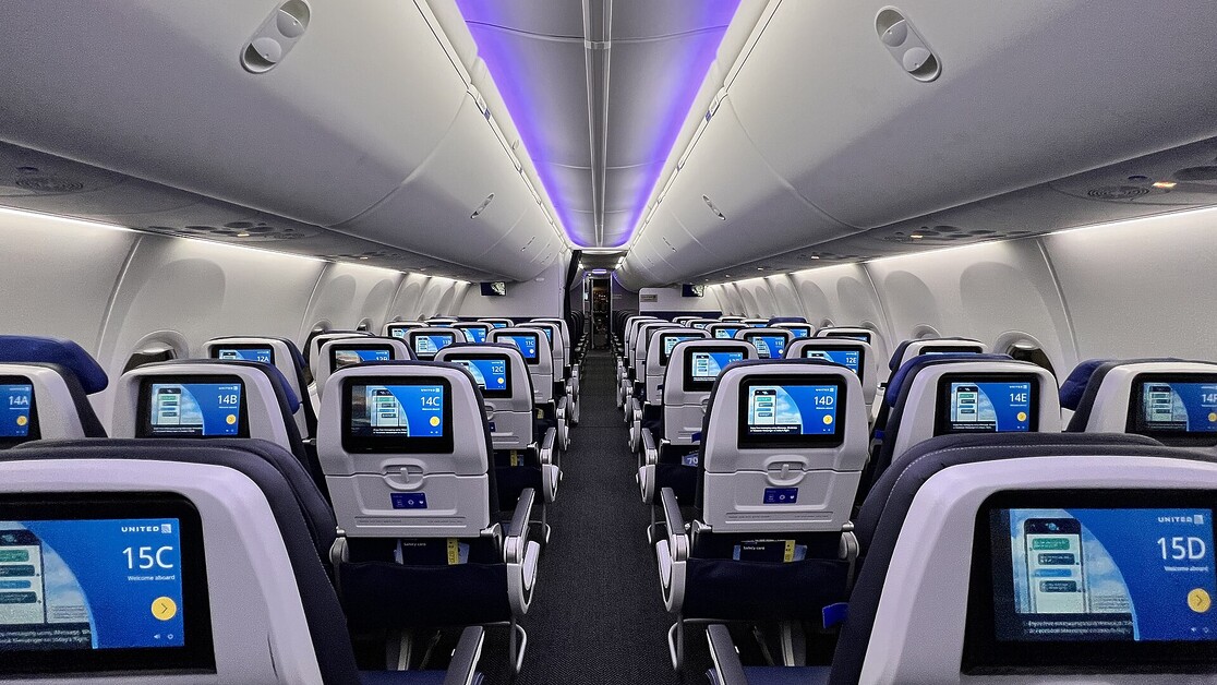 united airlines interior