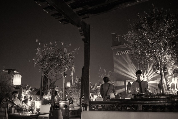 Le Foundouk. Fantastic Outdoor eating in the heart of Marrakech 3 Le Foundouk