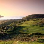 The par 5 16th hole at St Enodoc