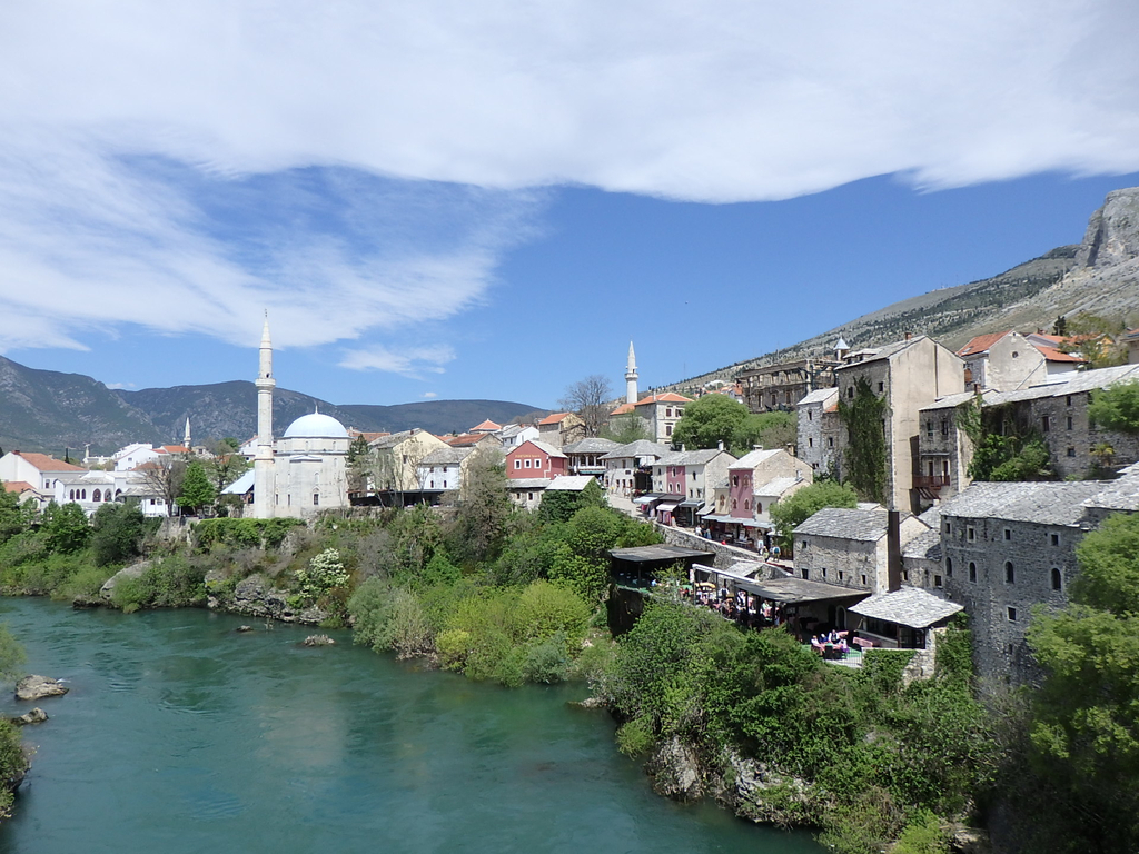 Mostar view from the bridge