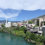 Mostar view from the bridge