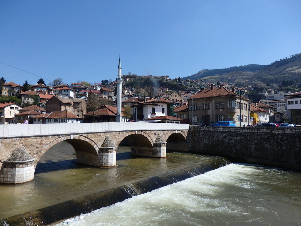 Sarajevo bridge view