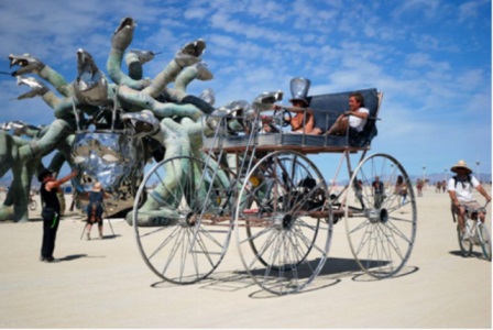 Anna Smith visits the Burning Man Festival, Nevada's annual iconic gathering.