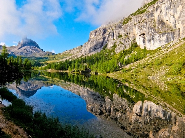 Rupert Parker goes walking the Alta Via 1 in the Dolomites one of Europe's classic long distance treks.