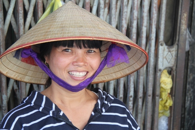 smiling Vietnamese girl