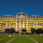 Anthea Gerrie reviews the famous Fairmont Le Montreux Palace in Montreux Montreux Palace exterior
