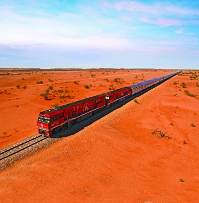 it's official. The Ghan is Australia's longest train following a recent journey down under when this famous locomotive pulled combined carriages measuring over 1 kilometre long.