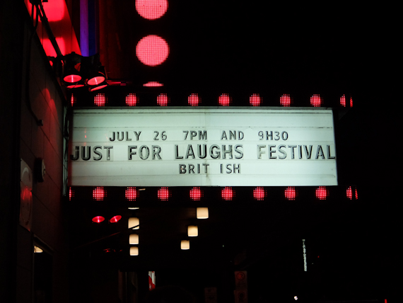 Just for Laughs festival Sign