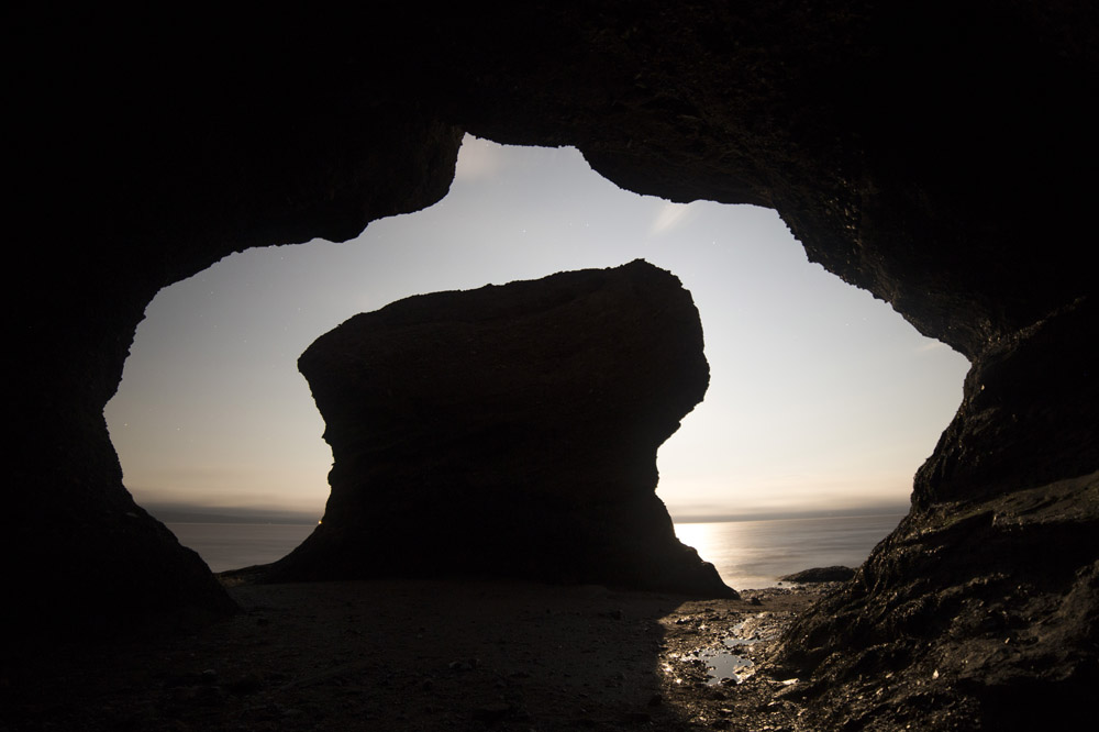 Night Photography At Hopewell Rocks, New Brunswick