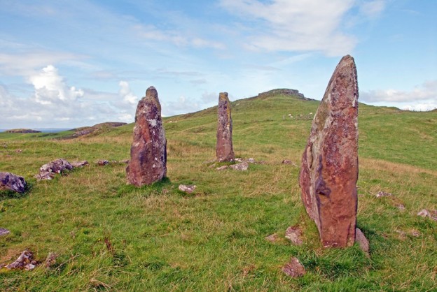 Guide to Mull Standing stones Glen Gorm