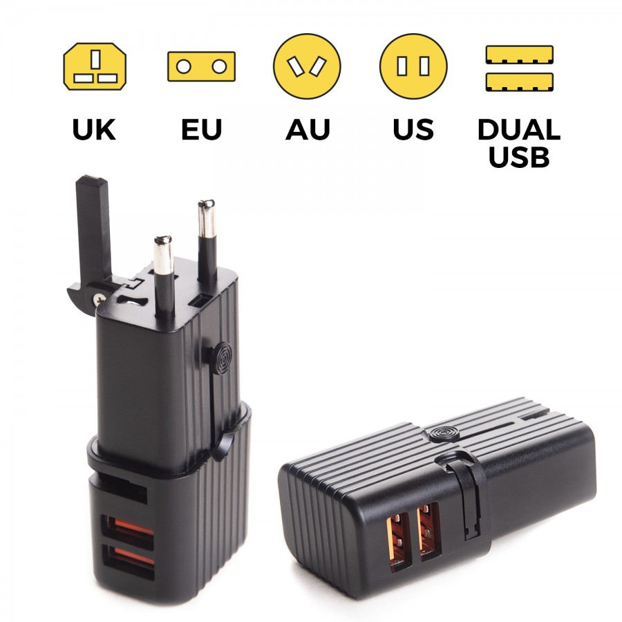 Evo The World's Smallest Travel Adapter