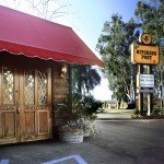 Anthea Gerrie visits Hitching Post II to recreate a famous movie scene. Exterior credit Kirk IrwinII Images