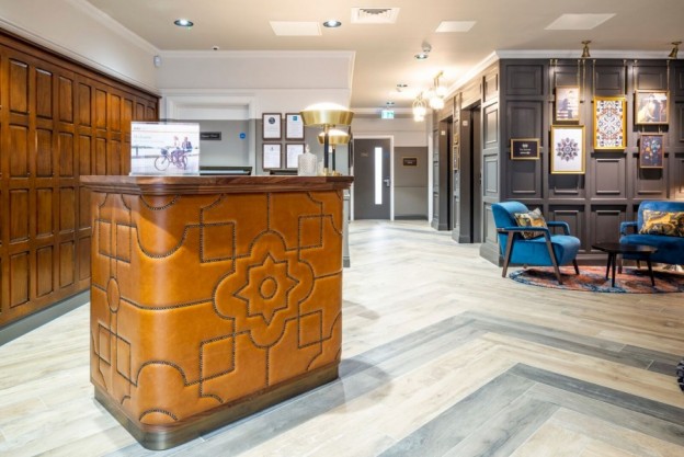 Hotel Indigo Chester reception area