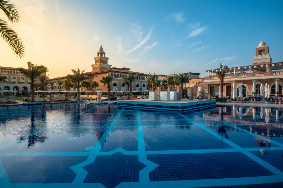 Andy Mossack visits Rixos Premium Saadiyat Island in Abu Dhabi Main Pool