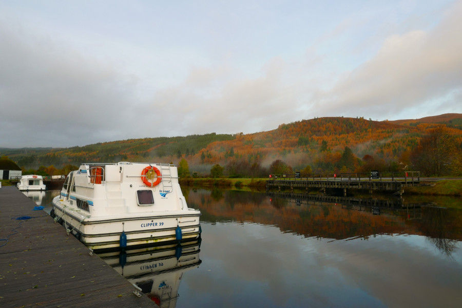 Calm waters at Fort Augustus.