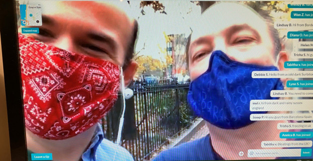 Andy Mossack joins Virtualtrips' live tour of Greenwich Village and finds it the next best thing to being there.