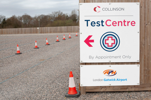 APH launches drive-through Covid-19 testing facility at its car park at Gatwick Airport Collinson Partnership at APH Gatwick 002 e1618930302535