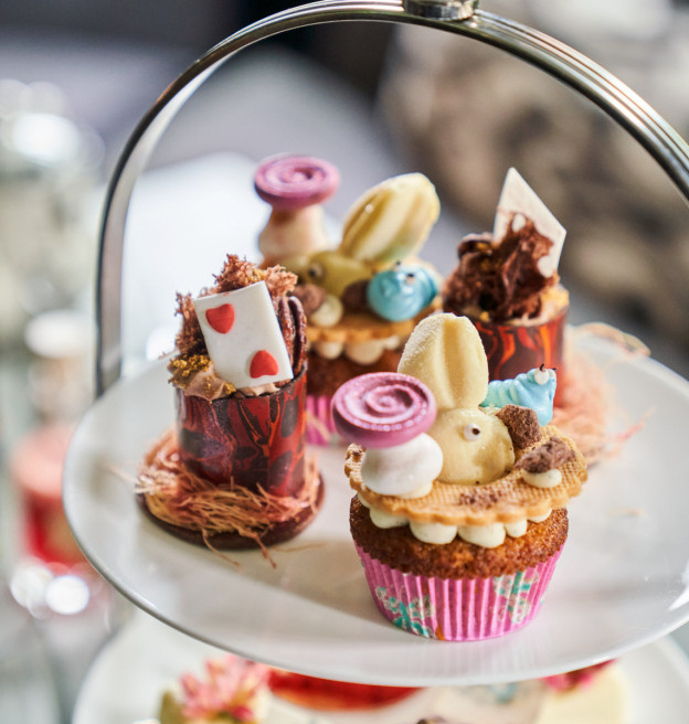 David Gerrie enjoys his own Mad Hatter’s tea party at The Franklin Hotel