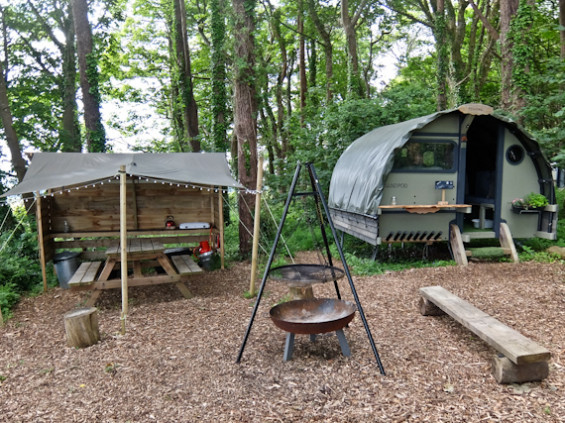 Glamping at Wildflower Wood