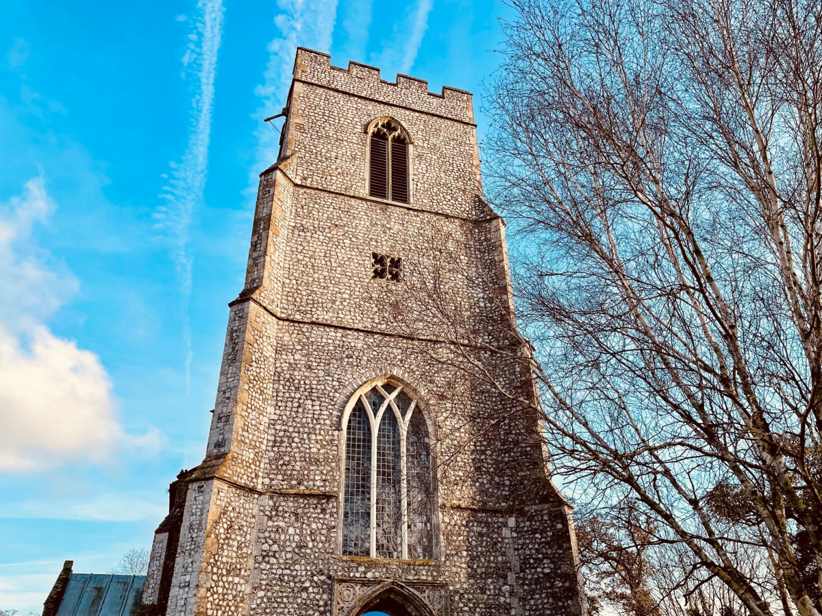 Norfolk flint church