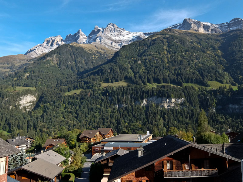 Champery and Dents du Midi