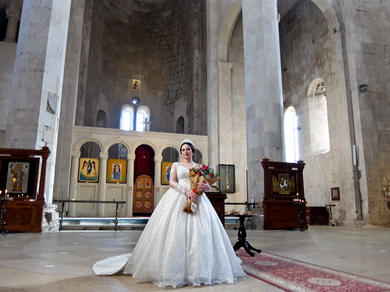 Kutaisi Bagrati Cathedral Bride