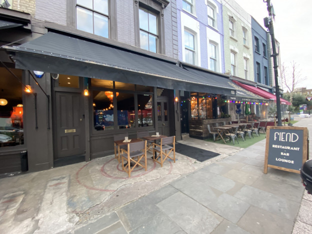 Andy Mossack reviews Fiend by Chris Denney's new Notting Hill restaurant.