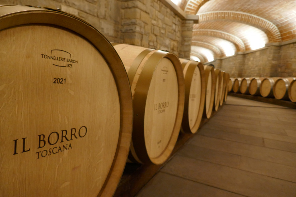 5 Il Borro wine cellar
