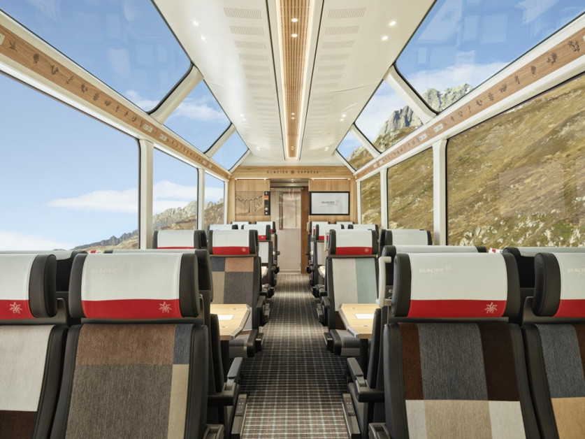 Glacier Express interior