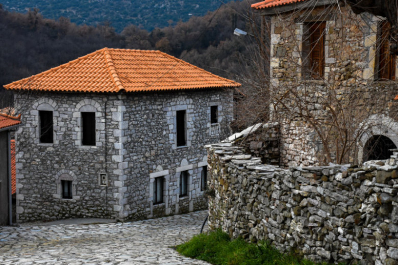 Traditional Houses in Abeliona Village