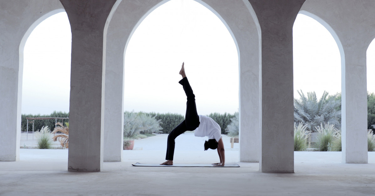 Tourism in Qatar post World Cup Yoga at HSF 1