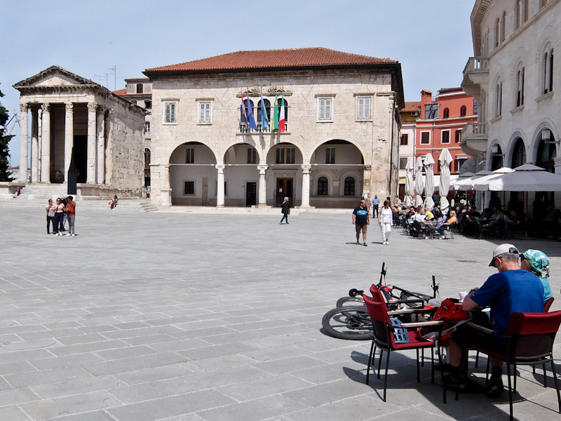 Pula Roman Temple and Town Hall