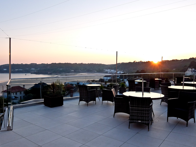 Biarritz Hotel Terrace Sunset