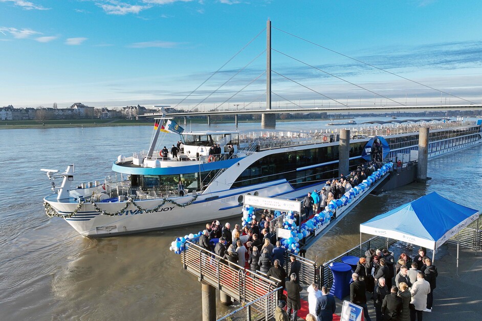 European river cruise specialist VIVA Cruises, recently christened its newest ship, VIVA ENJOY, at its home port of Düsseldorf.