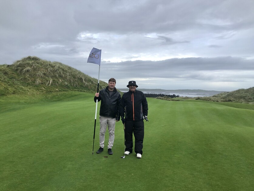 Rob Rees chases glory at Trump International Golf Links, Doonbeg,in County Clare