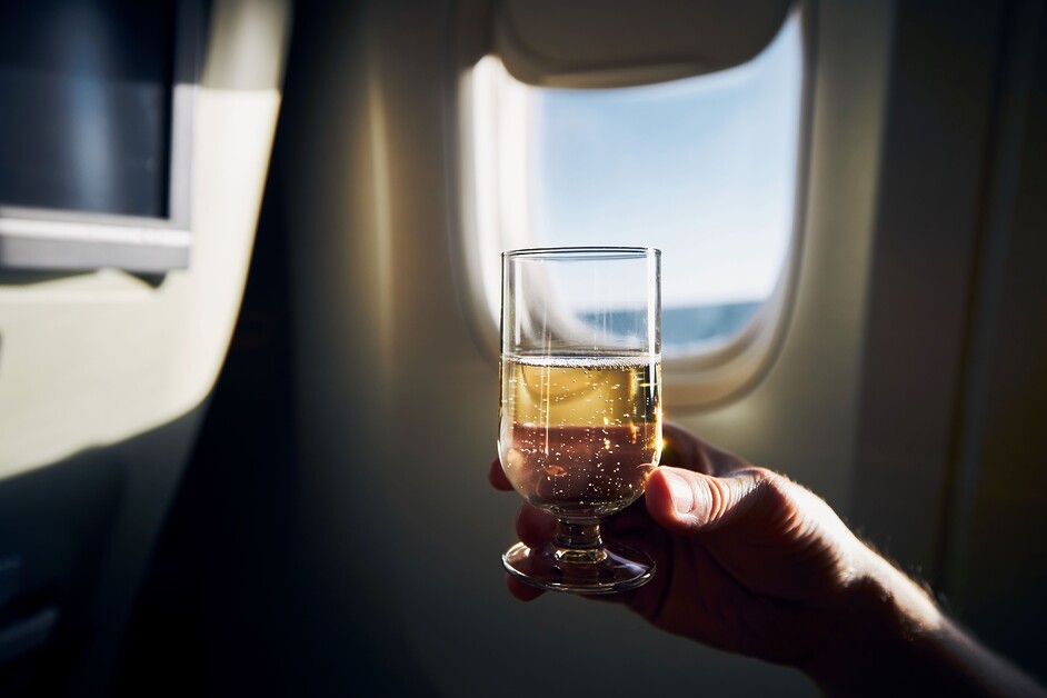 Flying and Drinking Onboard
