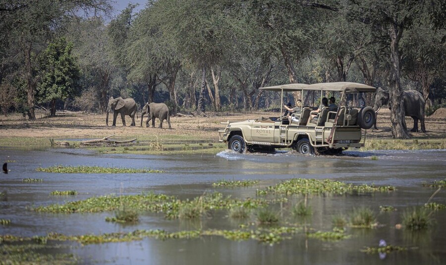 Sarah Kingdom unwinds at the Royal Zambezi Lodge just outside of the Lower Zambezi National Park
