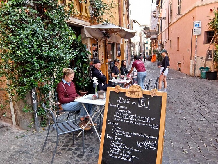 Rupert Parker Loves The Vibe In And Around The Hotel Trastevere Roma | Una Esperienze.