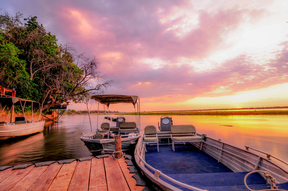 Sarah Kingdom unwinds at the Royal Zambezi Lodge just outside of the Lower Zambezi National Park