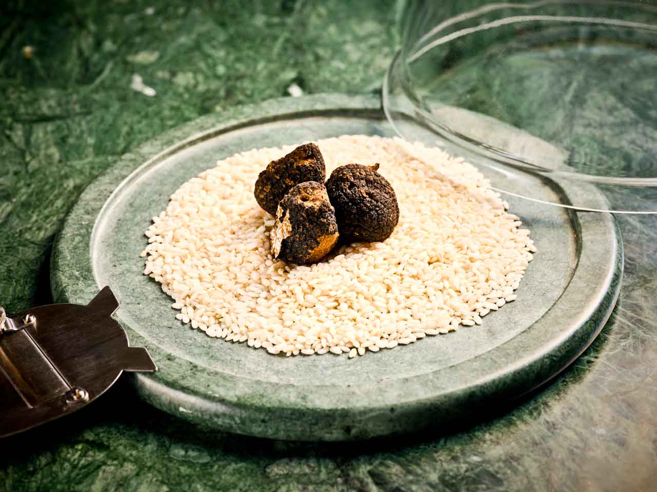 Rupert Parker gets his hands on White Truffle at a Truffle Masterclass with Chef Henry Brosi.