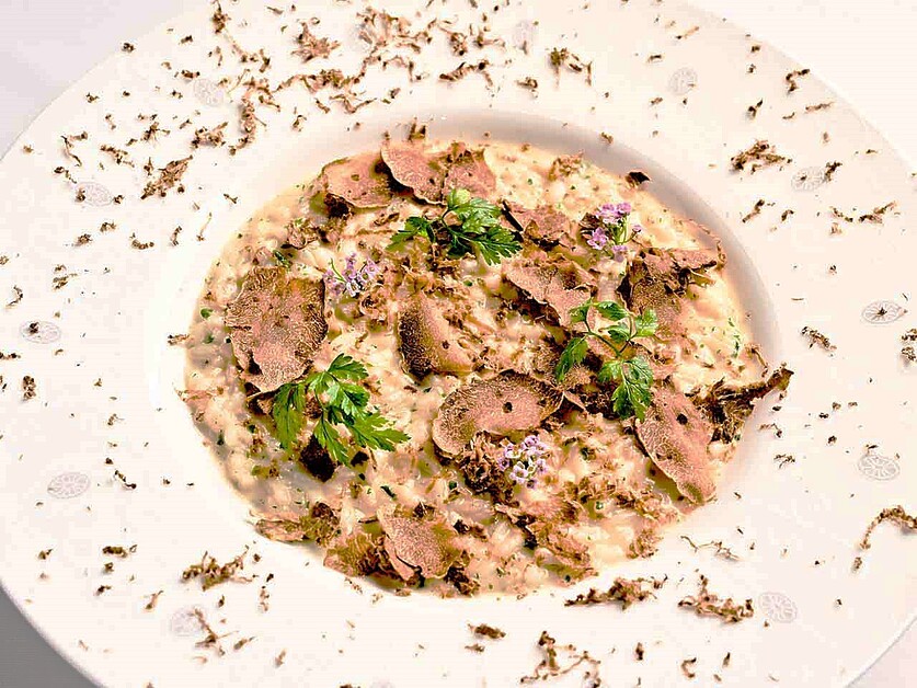 Rupert Parker gets his hands on White Truffle at a Truffle Masterclass with Chef Henry Brosi.