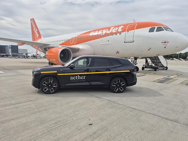 easyJet partners with aether to offer customers exclusive private terminal experience at Manchester Airport.